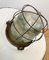 Industrial Enamel Factory Cage Pendant Lamp, 1950s, Image 9