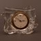 French Crystal Table Clock from Schneider, Image 1