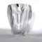 Polished and Frosted Crystal Glass Ingrid Vase from Lalique, 1960s, Image 1