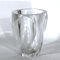 Polished and Frosted Crystal Glass Ingrid Vase from Lalique, 1960s 8