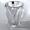 Polished and Frosted Crystal Glass Ingrid Vase from Lalique, 1960s 3