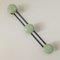 French Green Metal Coat Rack, 1950s 1