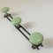 French Green Metal Coat Rack, 1950s 2