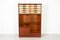 Danish Teak Cabinet with Tambour Doors, 1960s 8