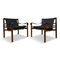 Leather and Rosewood Sirocco Safari Chairs by Arne Norell, Set of 2 17