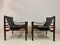 Leather and Rosewood Sirocco Safari Chairs by Arne Norell, Set of 2, Image 14