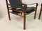 Leather and Rosewood Sirocco Safari Chairs by Arne Norell, Set of 2 2