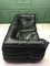 Black Leather Togo Sofa Corner Modules by M. Ducaroy for Ligne Roset, Set of 2 4