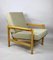 Beige Buckle Armchair, 1970s 6