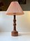 Lámpara de mesa escandinava de nogal y teca, años 60, Imagen 1