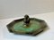 Art Deco Bronze Dish with Monkey by Holger Fridericias, 1930s 1