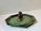 Art Deco Bronze Dish with Monkey by Holger Fridericias, 1930s, Image 1