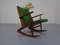 Danish Teak Rocking Chair by Holger Georg Jensen for Tønder Møbelværk, 1950s, Image 2