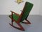 Danish Teak Rocking Chair by Holger Georg Jensen for Tønder Møbelværk, 1950s, Image 11