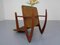 Danish Teak Rocking Chair by Holger Georg Jensen for Tønder Møbelværk, 1950s 13