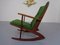 Rocking Chair en Teck par Holger Georg Jensen pour Tønder Møbelværk, Danemark, 1950s 3