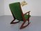 Rocking Chair en Teck par Holger Georg Jensen pour Tønder Møbelværk, Danemark, 1950s 6