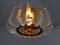 Italian Brass & Acrylic Glass Ceiling Lamp, 1960s, Image 2