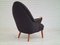 Fauteuil avec Tabouret, Danemark, 1960s, Set de 2 9