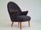 Danish Armchair with Stool, 1960s, Set of 2 4