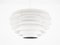 XL white Verona lamp by Svend Middelboe for Nordisk Solar 1