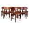 Teak Dining Chairs by Børge Mogensen, Set of 8, Image 1