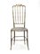 Italian Chair with Floral Seating by Giuseppe Gaetano Descalzi for Chiavari 4