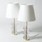 Crystal Glass Table Lamps by Carl Fagerlund for Orrefors, 1960s, Set of 2 2
