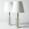 Crystal Glass Table Lamps by Carl Fagerlund for Orrefors, 1960s, Set of 2 1