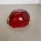 Italian Murano Glass Faceted Sommerso Bowl Element Ashtray by Flavio Poli, 1970s, Image 12