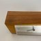 German Wooden Electronic Teak Table Clock in the Style of Max Bill for Junghans, Germany, 1960s, Image 9