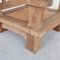 French Brutalist Oak Chunky Armchairs, Set of 2, Image 10