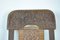 Antiker asiatischer Klappstuhl aus geschnitztem exotischem Holz & Cannage 13