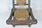 Antique Asian Carved Exotic Wood & Cannage Folding Chair 6