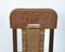 Antique Asian Carved Exotic Wood & Cannage Folding Chair 3