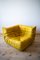 Yellow Pull-Up Dubai Leather Living Room Set by Michel Ducaroy for Ligne Roset, 1970s, Set of 4 2