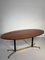 Rosewood and Iron & Brass Structure Dining Table, 1950s 2