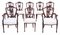 19th Century Mahogany Shield Back Dining Chairs, Set of 8, Image 1