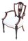 19th Century Mahogany Shield Back Dining Chairs, Set of 8, Image 3