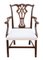 Georgian Mahogany Revival Ribbon Back Dining Chairs, 1900s, Set of 10 8