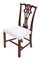 Georgian Mahogany Revival Ribbon Back Dining Chairs, 1900s, Set of 10 2