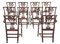 Georgian Mahogany Revival Ribbon Back Dining Chairs, 1900s, Set of 10 9