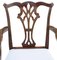 Georgian Mahogany Revival Ribbon Back Dining Chairs, 1900s, Set of 10 5