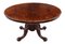 Victorian Burr Walnut Oval Tilt Top Loo Breakfast Table, Image 1