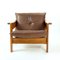 Lounge Chairs in Leather and Wood, Czechoslovakia 1970s, Set of 2 4
