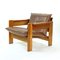 Lounge Chairs in Leather and Wood, Czechoslovakia 1970s, Set of 2, Image 5