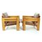 Lounge Chairs in Leather and Wood, Czechoslovakia 1970s, Set of 2, Image 7