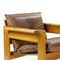 Lounge Chairs in Leather and Wood, Czechoslovakia 1970s, Set of 2, Image 2