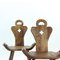 Handgemachter Beistellstuhl aus Holz, Holland, 1920er 8