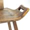 Handgemachter Beistellstuhl aus Holz, Holland, 1920er 7